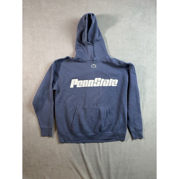 Penn State Hoodie Mens Large Blue Spell Out NCAA Vf Imagewear Sweatshirt - Picture 1 of 6